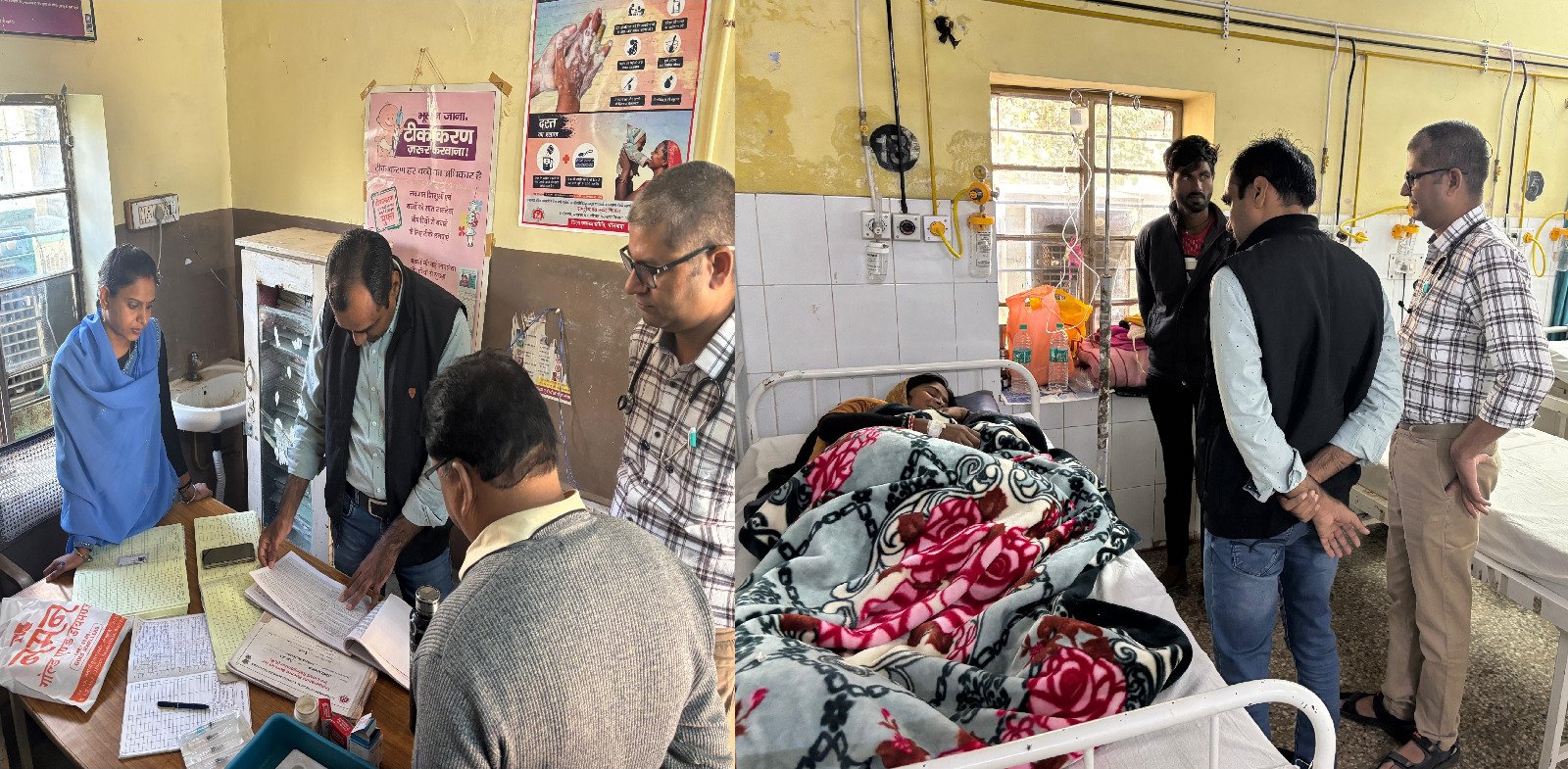 Bhilwara : सीएमएचओ डॉ. गुर्जर ने किया माण्डलगढ़ उपजिला चिकित्सालय का औचक निरीक्षण, दिए आवश्यक निर्देश
