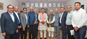 Bhilwara : टेक्सटाइल प्रतिनिधिमण्डल ने की मुख्यमंत्री शर्मा से मुलाकात