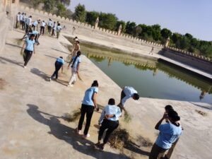 Sardarshahar : KKC PG महाविद्यालय में एनसीसी व एनएसएस इकाई द्वारा श्रमदान कार्यक्रम का सफल आयोजन