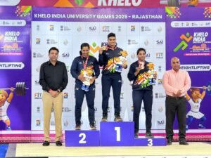 Bikaner : खेलो इंडिया यूनिवर्सिटी गेम्स-2025: तीसरे दिन भी हुए रोचक मुकाबले