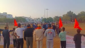 Bhilwara : नशा मुक्त हो भारत हमारा का संकल्प लेकर रन फॉर हेल्थ आयोजित, संस्कार सप्ताह मे भरी हुंकार