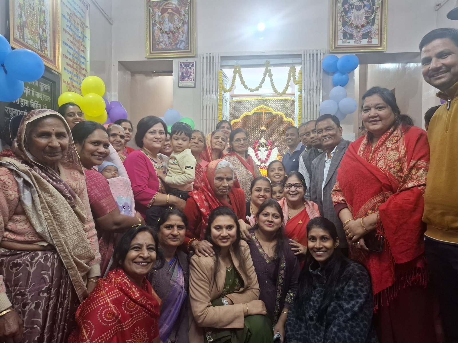 Bhilwara : पटवारी परिवार द्वारा रघुनाथजी के मंदिर में पौषबड़ा महोत्सव का आयोजन