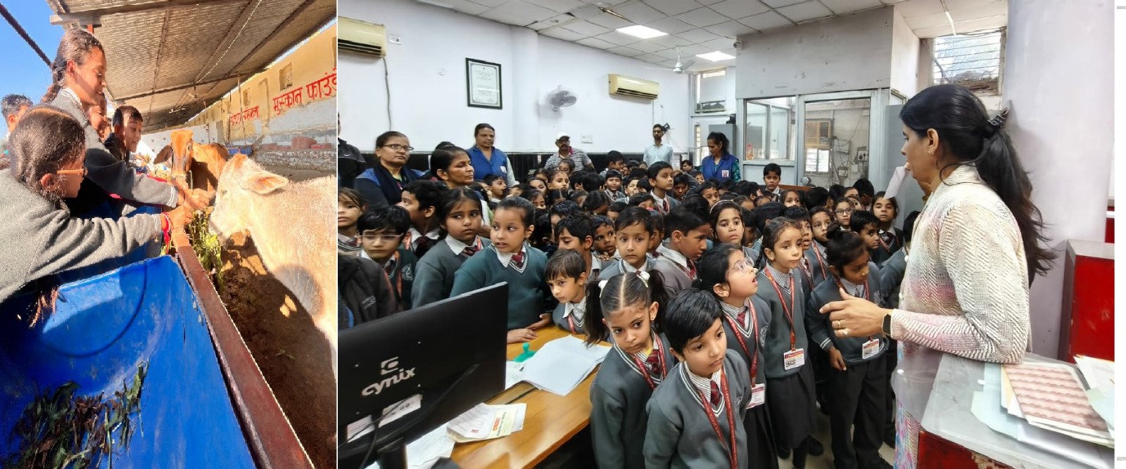 Bhilwar : महेश पब्लिक स्कूल, प्राइमरी विंग के विद्यार्थियों को करवाया शैक्षणिक