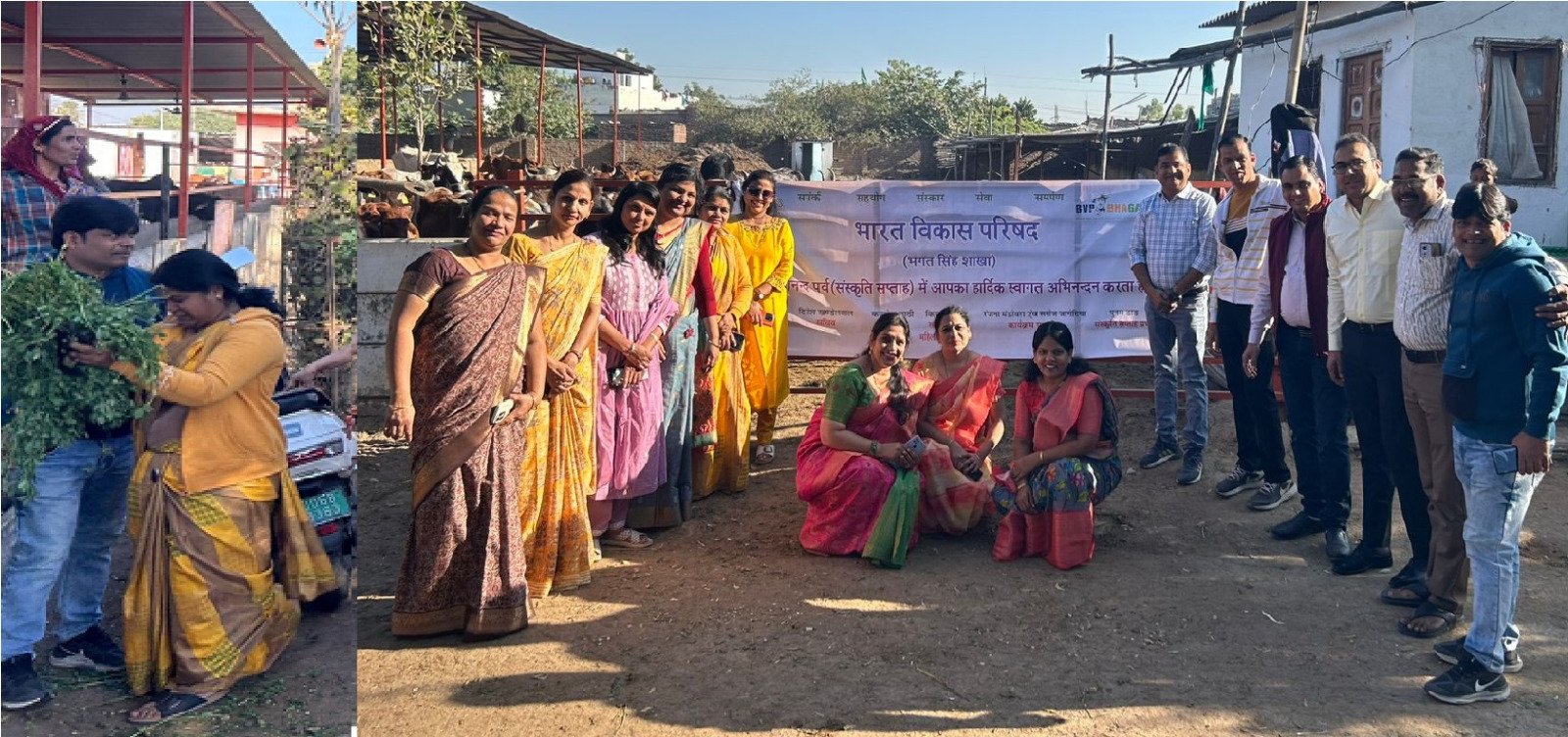 Bhilwara : गौसेवा के पावन कार्य से हुआ संस्कृति सप्ताह का शुभारंभ