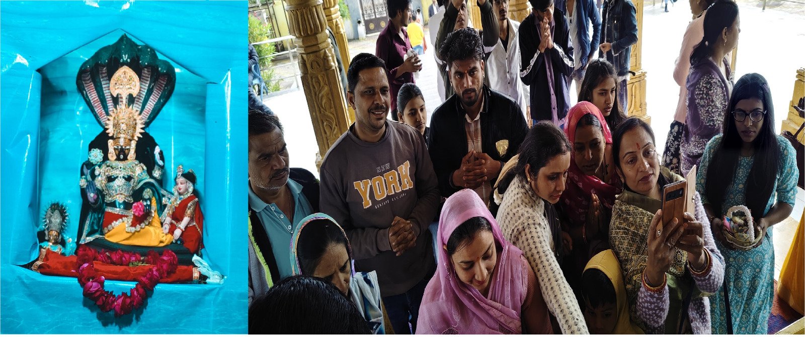 Bhilwara : नौगांवा में धरती पर उतरा वैकुंठ, क्षीर सागर में शेषशैया पर विराजे सांवरिया सेठ