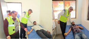 Bhilwara : एनएचएआई लांबिया कला टोल प्लाजा पर रक्तदान शिविर आयोजित, 39 यूनिट रक्त हुआ सग्रंहित 