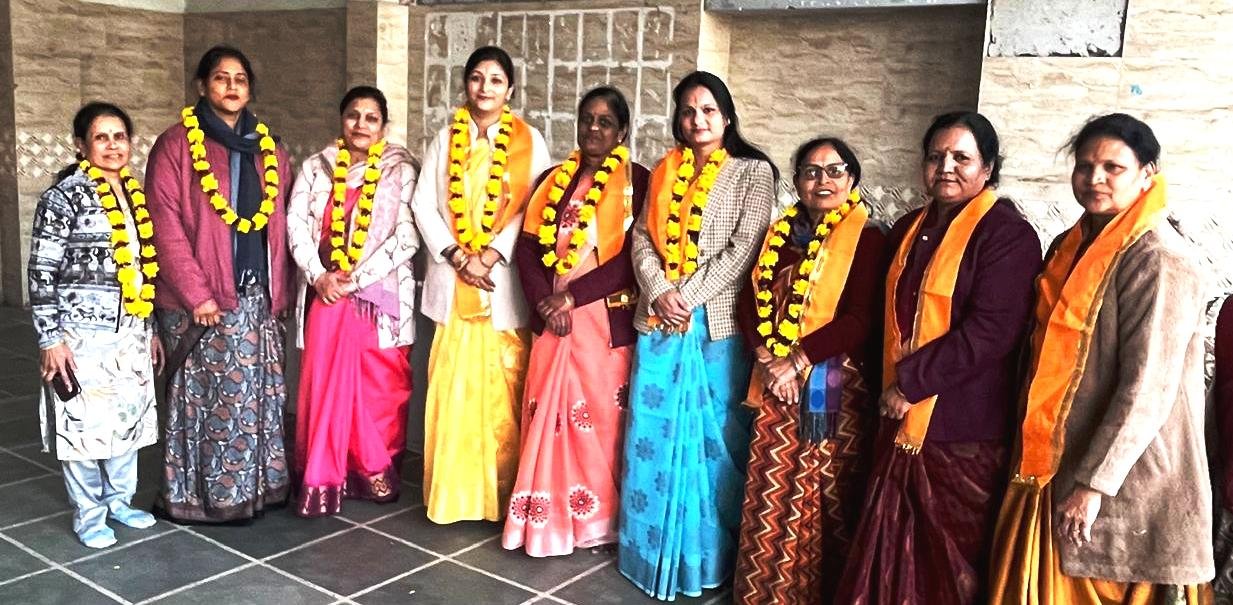Bhilwara : शास्त्री नगर कॉलोनी माहेश्वरी महिला संगठन के चुनाव निर्विरोध हुए सम्पन्न