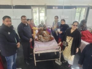 Bhilwara : उड़ान क्लब ने किए टी.बी.अस्पताल में रूम हीटर और पौष्टिक आहार वितरित
