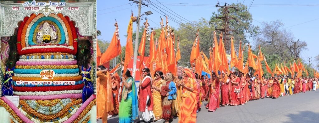 Bhilwara : 501 निशानों के साथ गूंज उठा भीलवाड़ा, छप्पन भोग व भव्य भजन संध्या में उमड़ा आस्था का सागर