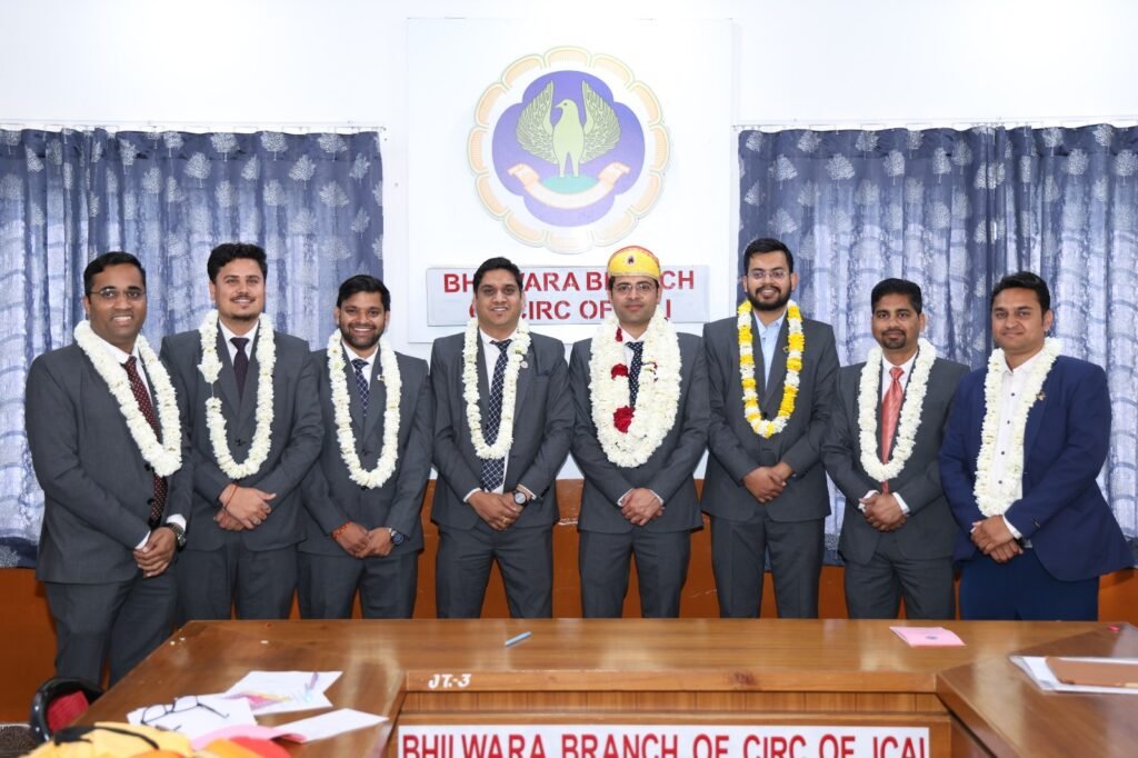 Bhilwara: सीए दिनेश सुथार होंगे के शाखा अध्यक्ष, सीए पुलकित राठी बने सचिव