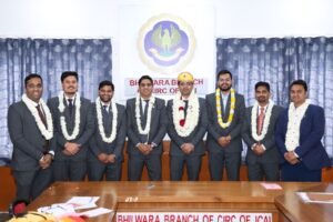 Bhilwara: सीए दिनेश सुथार होंगे के शाखा अध्यक्ष, सीए पुलकित राठी बने सचिव