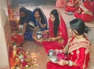 भीलवाड़ा में छाई गणगौर की रंगत, सोलह श्रृंगार में सजी महिलाओं ने भक्ति से रचाया उत्सव