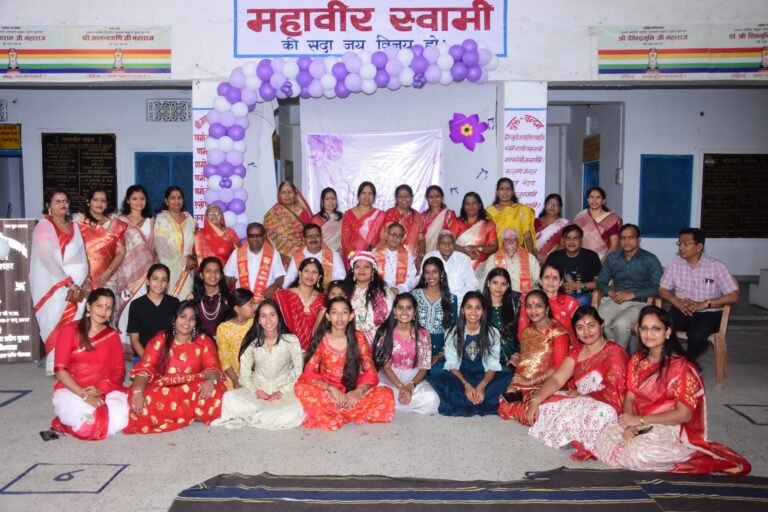 Bhilwara : महावीर बालिका मंडल ने मनाया प्रेरणादायी महिला दिवस, मातृत्व और नारी शक्ति को किया नमन