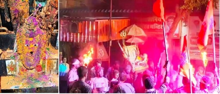 भीलवाड़ा पंचमुखी मोक्षधाम में अनोखी होली, श्रद्धालुओं ने चिता भस्म से खेली होली