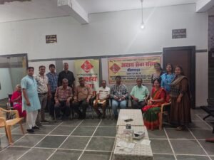 Bhilwara : अक्षय सेवा संस्था की अनूठी पहल, ओम शांति वृद्धा आश्रम में मनाया पांचवां स्थापना दिवस 