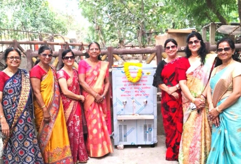 Bhilwara : आर.के.आर.सी. माहेश्वरी महिला संगठन ने टंकी के बालाजी परिसर में लगाया वाटर कूलर