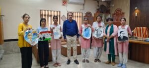 Bhilwara : कन्या महाविद्यालय में आयोजित हुई ‘संविधान एवं अंबेडकर’’ विषय पर पेंटिंग प्रतियोगिता