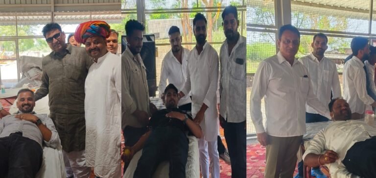 Bhilwara : संविधान निर्माता बाबा साहेब डॉ. अंबेडकर की जयंती के उपलक्ष्य में कोटड़ी में विशाल रक्तदान शिविर संपन्न