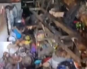 बीकानेर के केयर मार्ट में भीषण आग, लाखों का सामान जलकर राख
