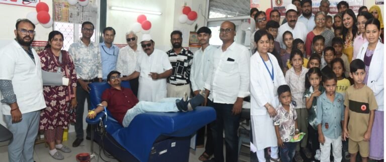 Bhilwara : थैलेसीमिया पीड़ितों के लिए जागरूकता संगोष्ठी आयोजित, रक्तदान शिविर तथा विशेषज्ञों ने दिया परामर्श 