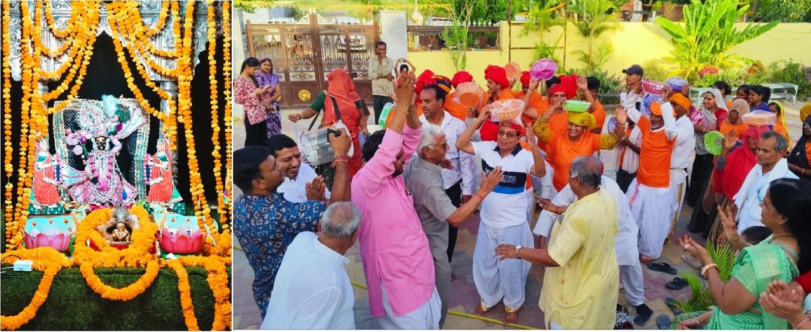 Bhilwara : उमड़ा श्रद्धा का समंदर, सांवरिया सेठ मंदिर में जीवंत हुई ब्रज की लीला, ग्वालों ने लूटा अन्नकूट का महाप्रसाद