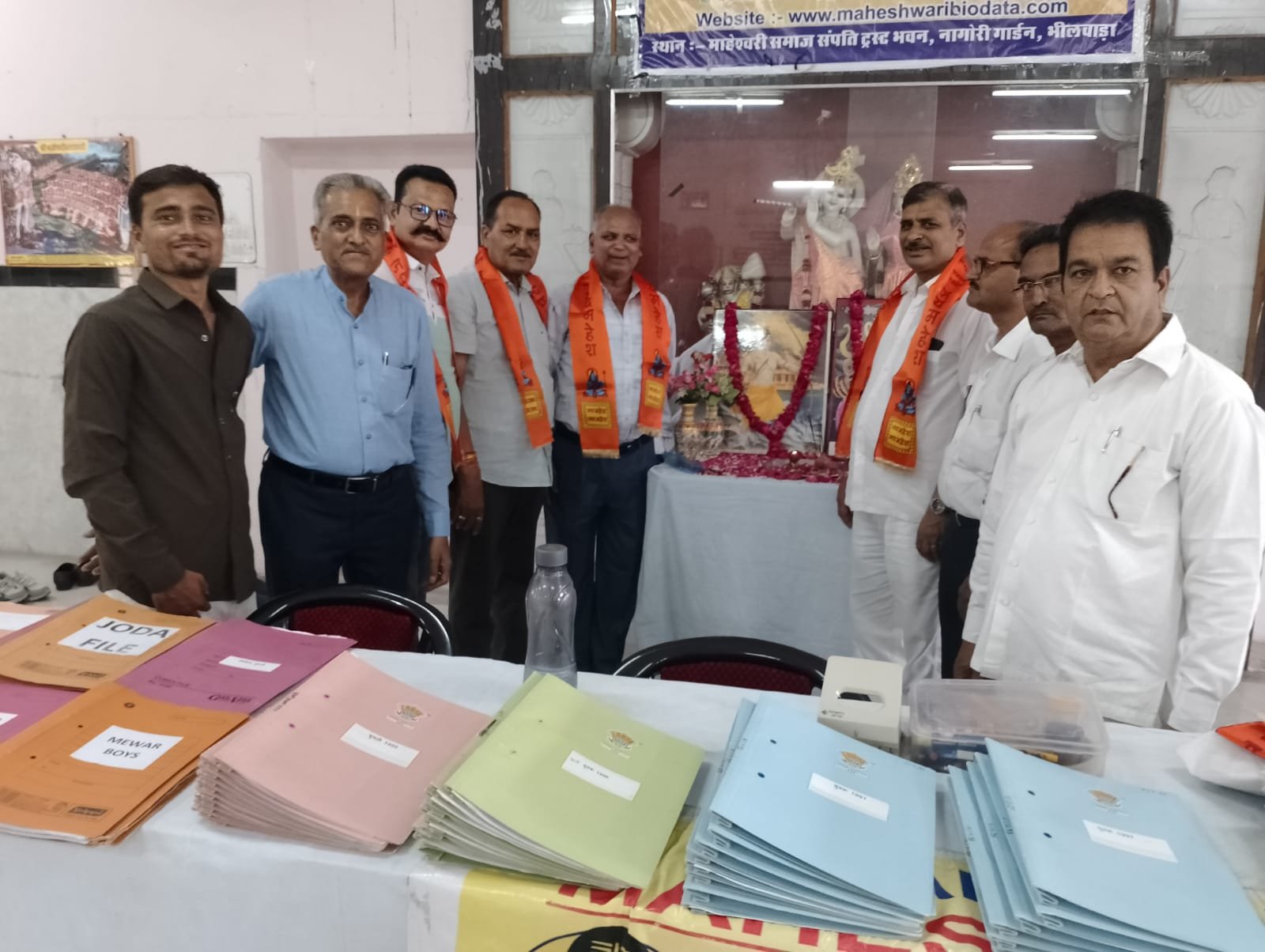 Bhilwara : मेवाड़ माहेश्वरी मंडल, भीलवाड़ा द्वारा मासिक बायोडाटा अवलोकन कार्यक्रम सम्पन्न