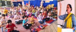 Bhilwara : मंदिर की चौखट पर बच्चों ने सीखा सनातन का व्यावहारिक ज्ञान, चरण स्पर्श से अर्जित की ऊर्जा