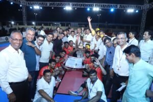 Bhilwara : महेश प्रो कबड्डी में भोपालगंज टीम रही विजेता, सुभाष नगर टीम उपविजेता