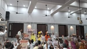 Lunkaransar : गौ सम्मान आह्वान अभियान को लेकर बैठक आयोजित ।